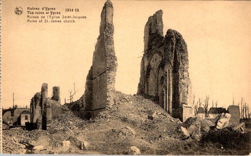 Ypres wwi ruins james - ypres, st