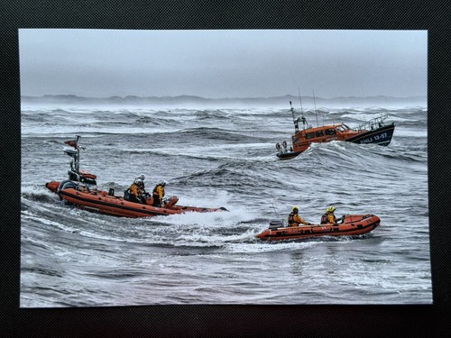 12x8 print rnli lifeboats - 12x8,
