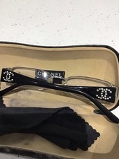 Ladies Pearl And Diamante Used Glasses.  Case Shows Signs Of Wear