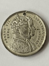 1902 King Edward VII and Queen Alexandra  Commemoration Coin