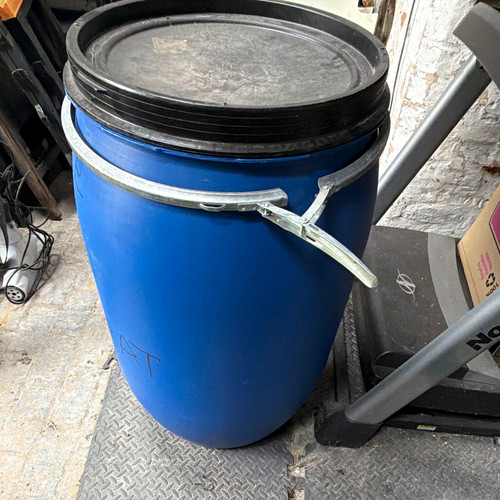 Large blue plastic - large,