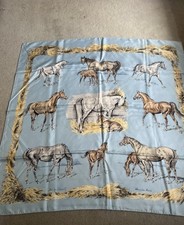 Hermes Les Poulains Scarf By
