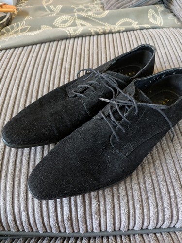 Black faux suede shoes for - faux,