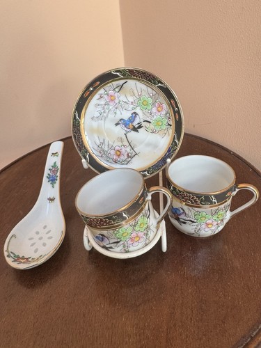 Vintage mikori birds japanese - mikori,