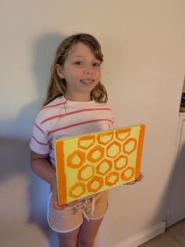 Original abstract beehive - abstract,