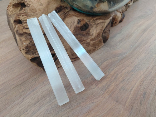 Selenite crystal wand - 3,