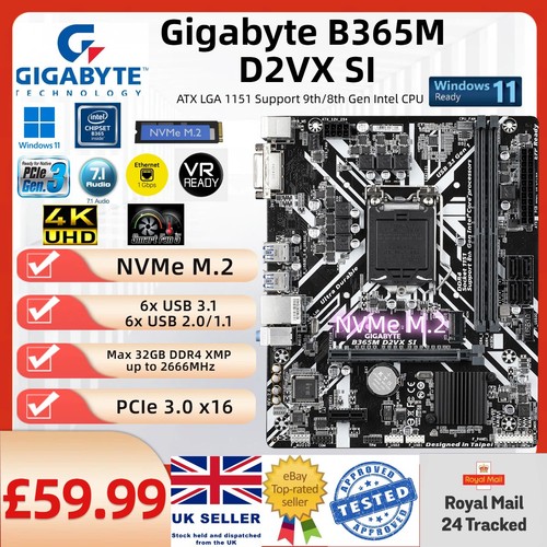 Gigabyte b365m d2vx matx - d2vx,