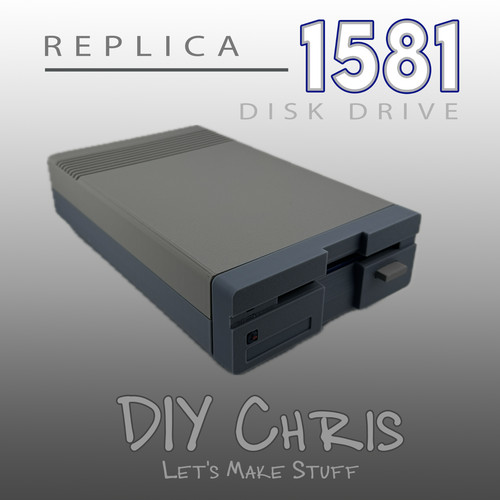 Commodore 1581 drive replica - commodore,