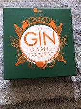 Family Gin Board Game of chance dinner Party Fun no Drinking Req box open Unused