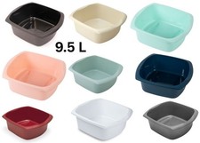 Addis 9.5L Plastic Washing Up Bowl Large Rectangular Kitchen Basin Sink Bowl
