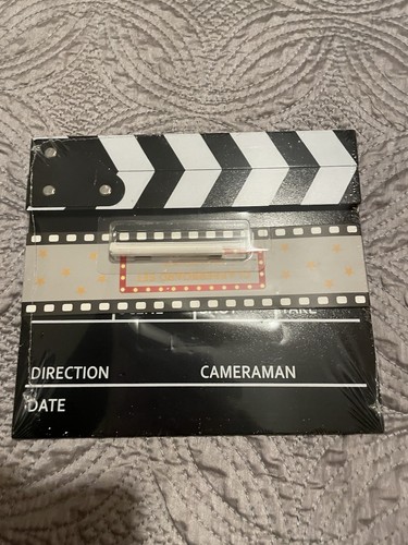 Movie clapper board with - movie,