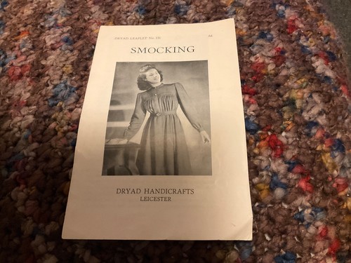 Smocking dryad leaflet 131 - "smocking",