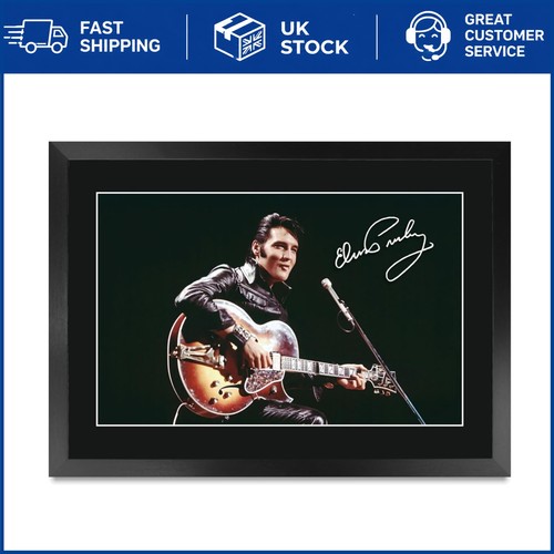 Framed elvis presley signed - framed, a3