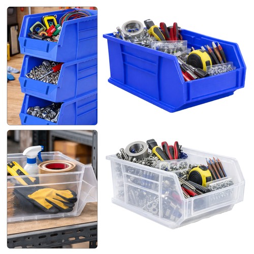 Plastic parts storage bins - plastic,