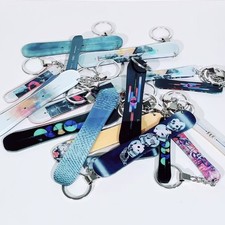 Tiny Ski Board Keychain Key