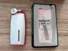 Vintage Poppell Red Lighter In Original Box