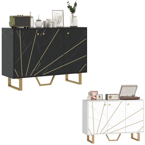 Marble effect sideboard - effect,