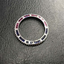 18K White Gold Diamond Bezel