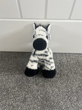 Aurora small zebra soft toy