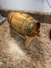 Johannesburg Small Primitive Antique Oak Wine Barrel