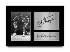 Joe Frazier Signed Pre Printed