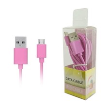 Pink Color 5 ft Long USB Data