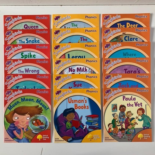X18 books songbirds phonics - books,