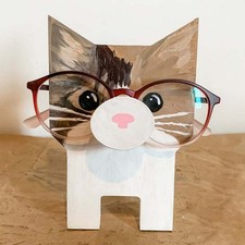 Wooden Eyeglass Spectacle Holder Shaped Eyeglass Display Stand Display Rack Home