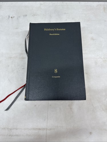 Halsbury statutes vol - halsbury’s, 8
