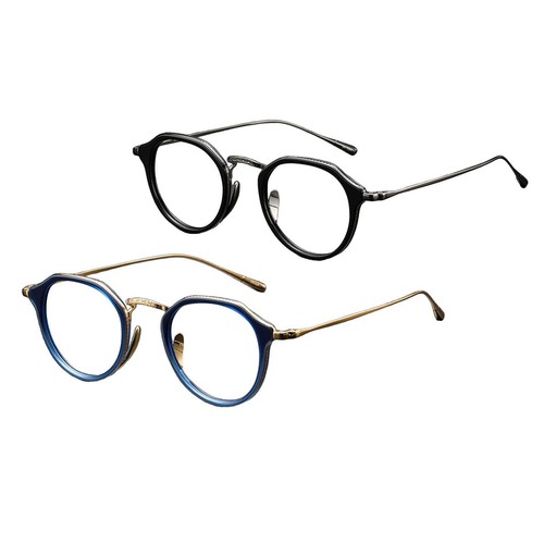 Retro titanium glasses - retro,