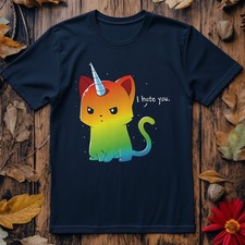 Cute Kitten Unicorn T-Shirt - Animal & Pet Lover T-Shirt