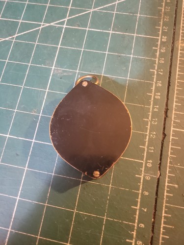 Vintage brass compass - brass,