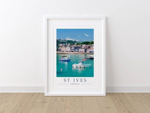 Ives harbour cornwall - st,