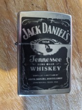GENUINE Zippo Lighter JACK DANIEL'S WHISKEY LABEL
