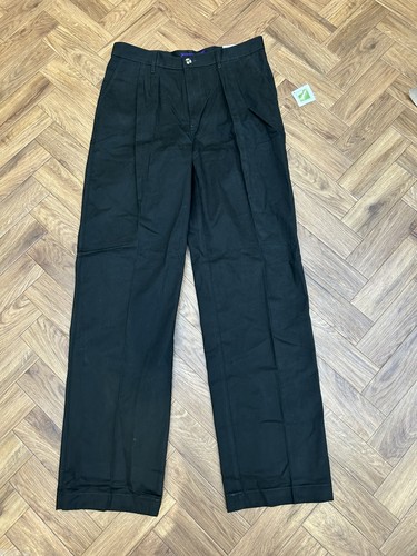 Henbury black twill - twill, chinos