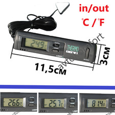 Digital Thermometer Auto LCD Display In Out temperature for Car Home Vehicle