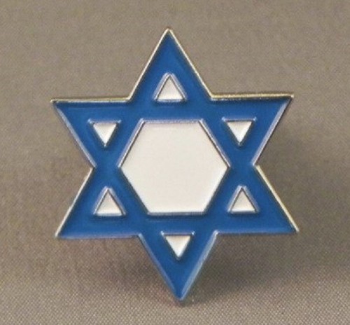 Star david pin badge holy - pin,