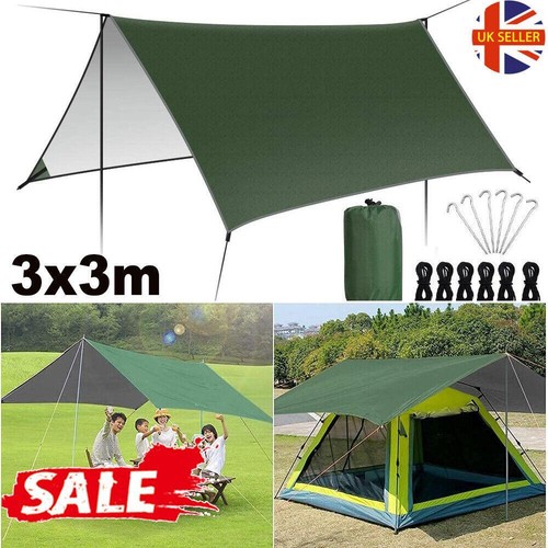 3x3m camping tarp rain - camping, fly