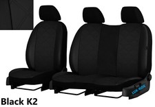 FORD TRANSIT Mk7 2006 - 2013 ARTIFICIAL LEATHER EMBOSSED TAILORED SEAT COVERS