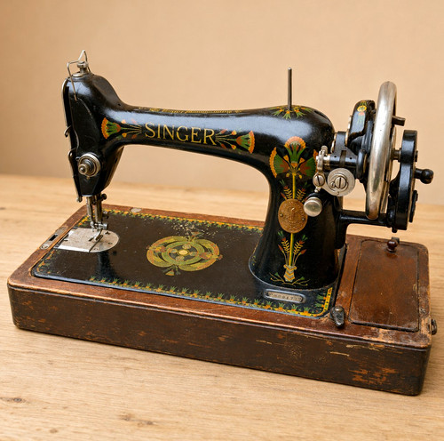 Singer 128 hand - singer, crank