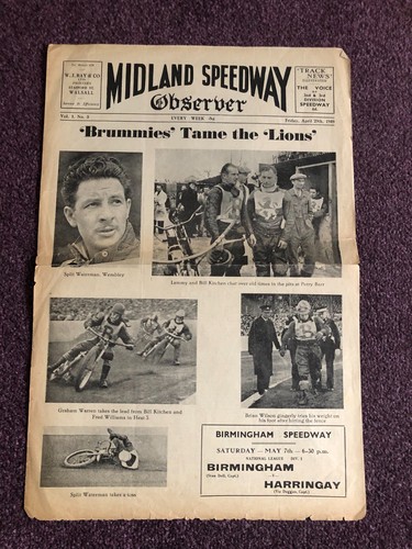 Speedway newspaper magazine - newspaper, /