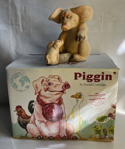 Piggin push off - figurine, 1996