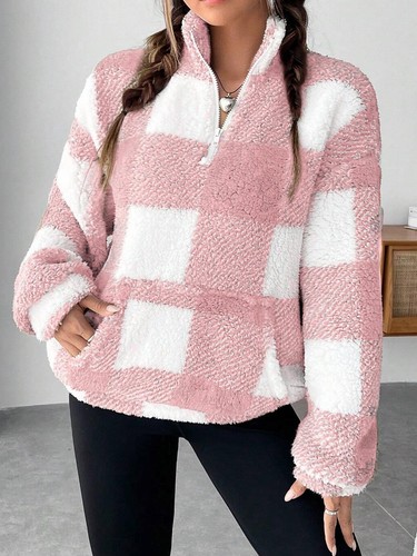Ladies check winter - winter, casual