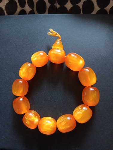 Faturan amber bead bracelet - faturan,