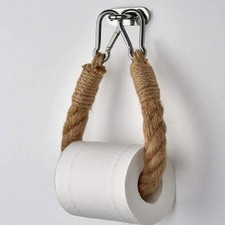 Chunky Rope Toilet Roll Holder
