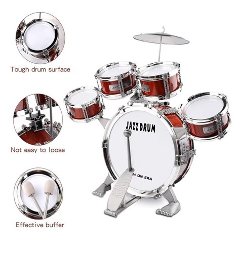 Drum set kids toy with - drum,