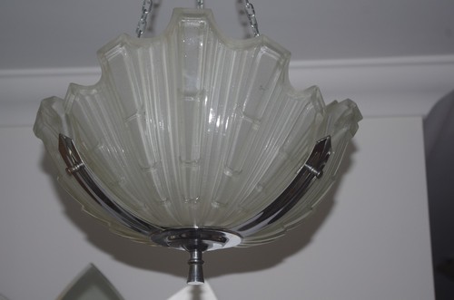 Vintage art deco clam - art,