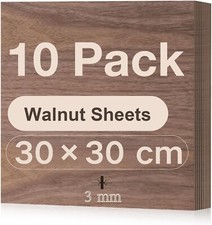 Rowood Walnut Plywood 3mm Plywood Sheets Thin Unfinished Wood for DIY Craft