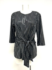 Ex Evans STUNNING Sparkle Knot Front Top Plus Sizes 14 16 18 20 22/24 26/28