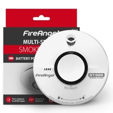 Fireangel ST-622T Multi-Sensor  Smoke Alarm Battery Operated Expiry 2034